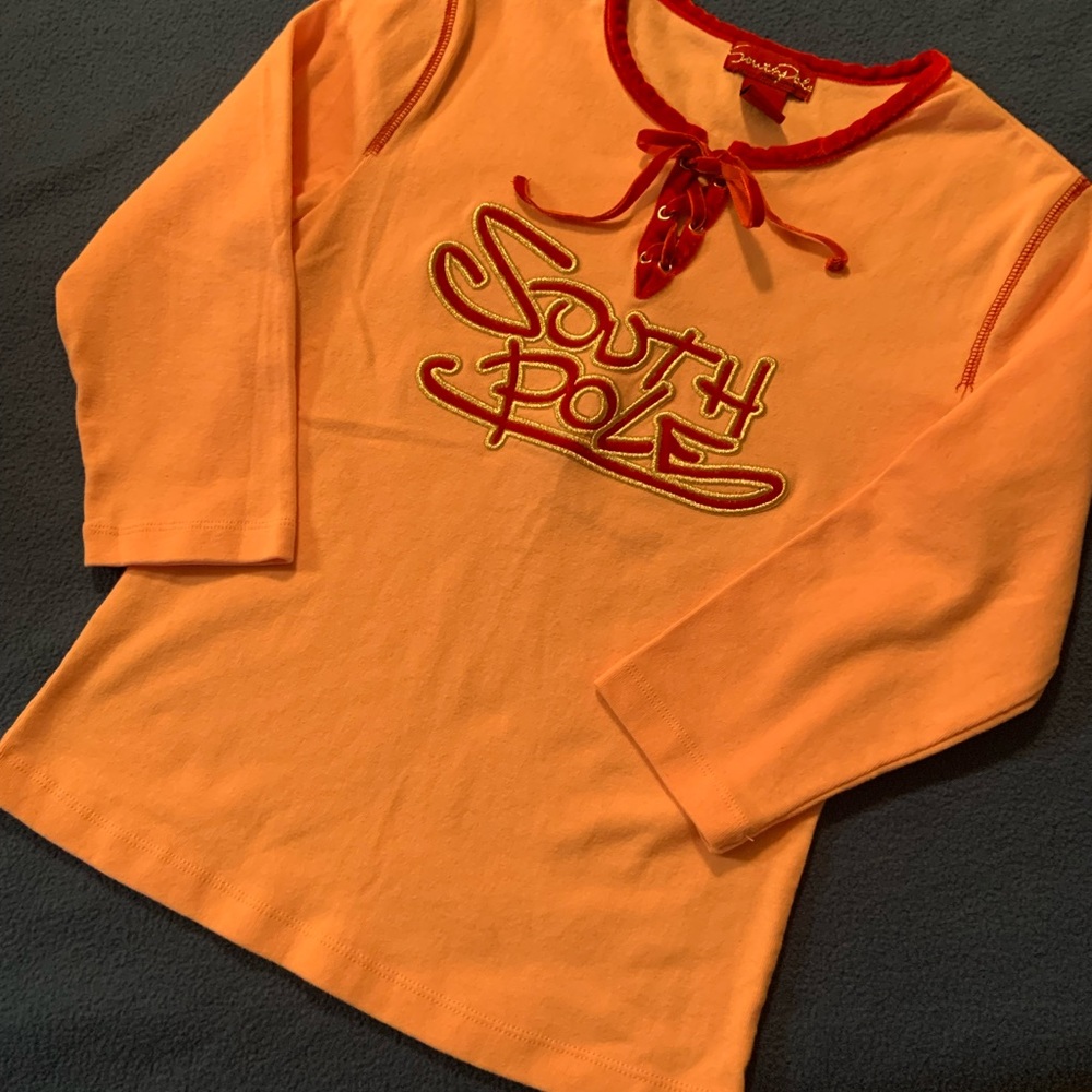 Girls South Pole shirt with string tie